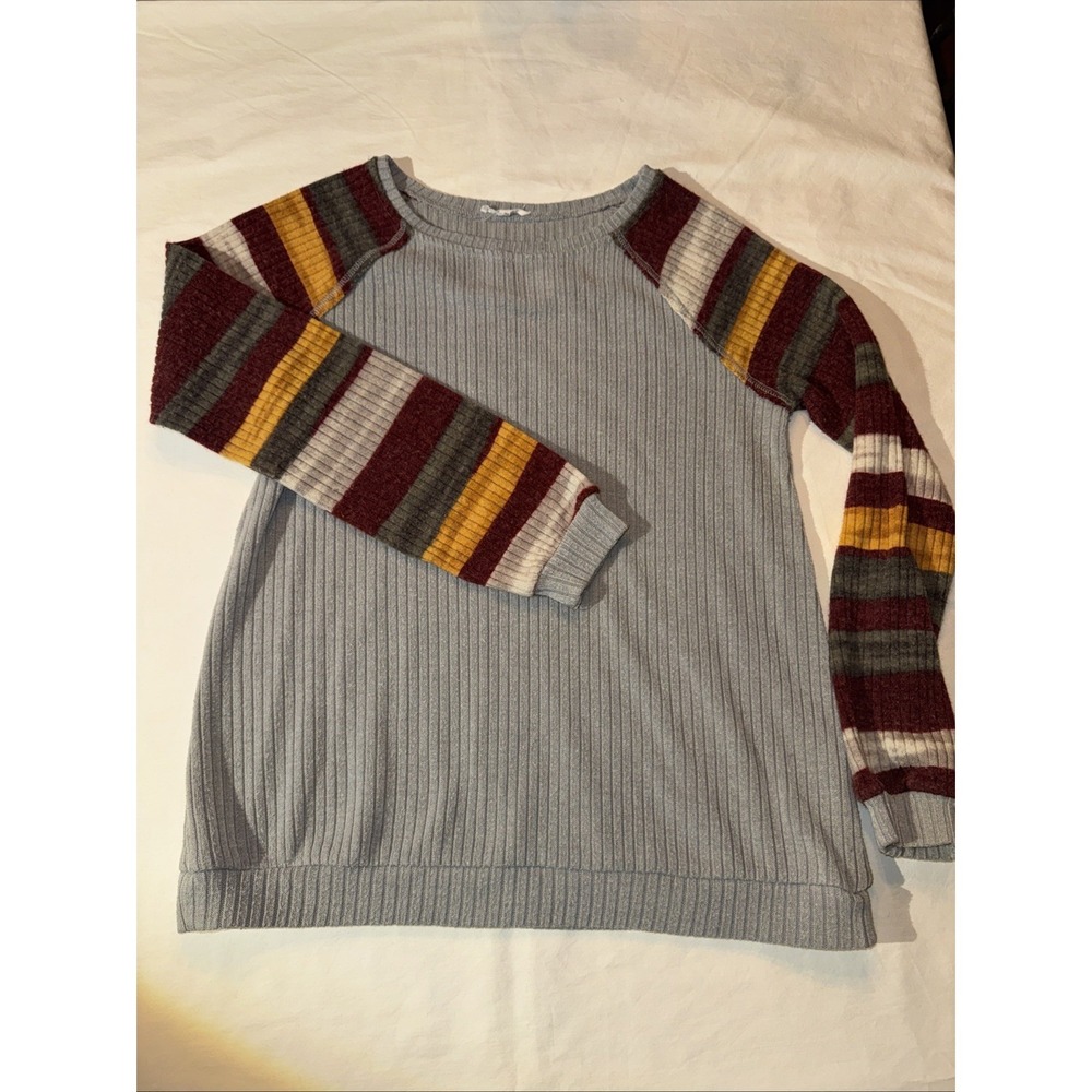 Easel Sweater Womens Small Boho Knit Colorful‎ Oversized - Picture 2 of 9